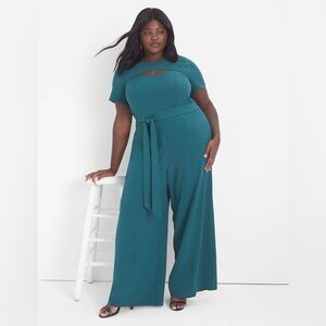 Beautiful Lane Bryant jumpsuit—dressy
